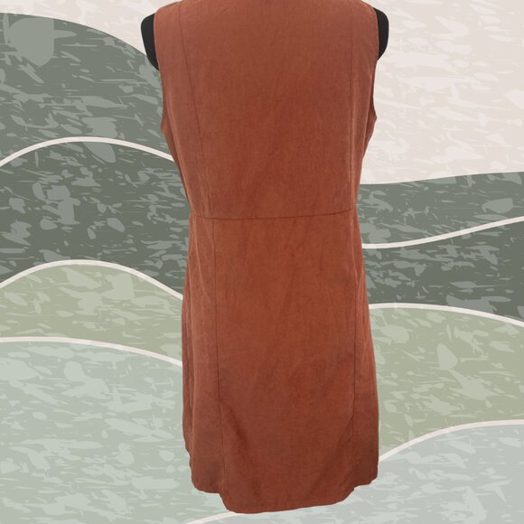 🔥 Sleek & Chic Shein Faux Suede Trench Dress (L) 🔥 - Picture 4 of 5